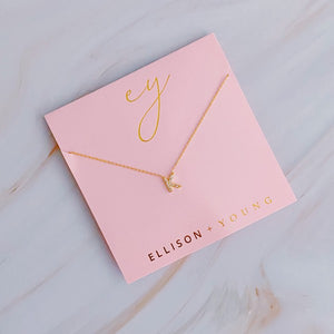 Understated Beauty Initial Necklace