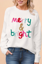 Glitter Merry & Bright Round Neck Knit Sweater