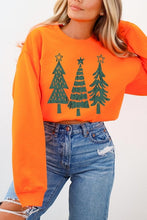 Christmas Trees Graphic Fleece Sweatshirts