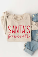 Santa's Favorite Graphic Fleece Sweatshirts