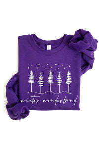 Winter Wonderland Graphic Fleece Sweatshirts