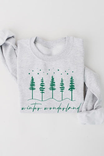 Winter Wonderland Graphic Fleece Sweatshirts