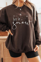 Let it Snow Graphic Fleece Sweatshirts