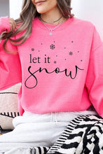 Let it Snow Graphic Fleece Sweatshirts