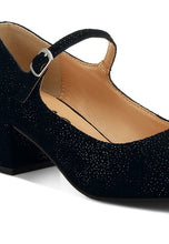 Bettola Shimmer Suede Mary Jane Shoes