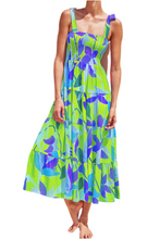 Floral Smocked Midi Dress