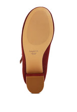 Bettola Shimmer Suede Mary Jane Shoes