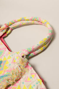 Tribal Embroidered Tassel Shoulder Bag - Gypsy Belle