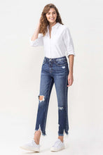 Jackie High Rise Crop Straight Leg Jeans