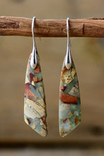 Handmade Natural Stone Dangle Earrings