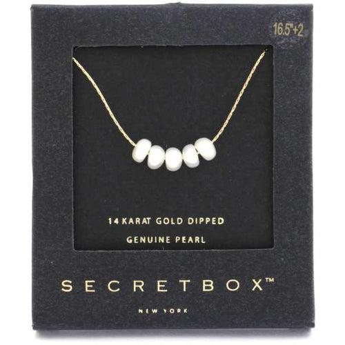 Secret Box Genuine Pearl Necklace - Gypsy Belle