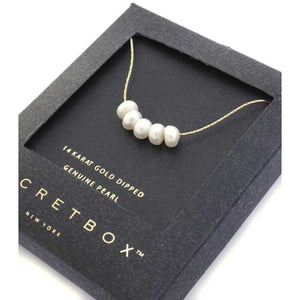 Secret Box Genuine Pearl Necklace - Gypsy Belle
