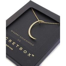 Secret Box Crescent Moon Pendant Necklace - Gypsy Belle